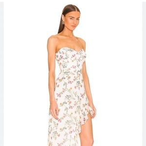 Amanda Uprichard Eden Dress in White Floral